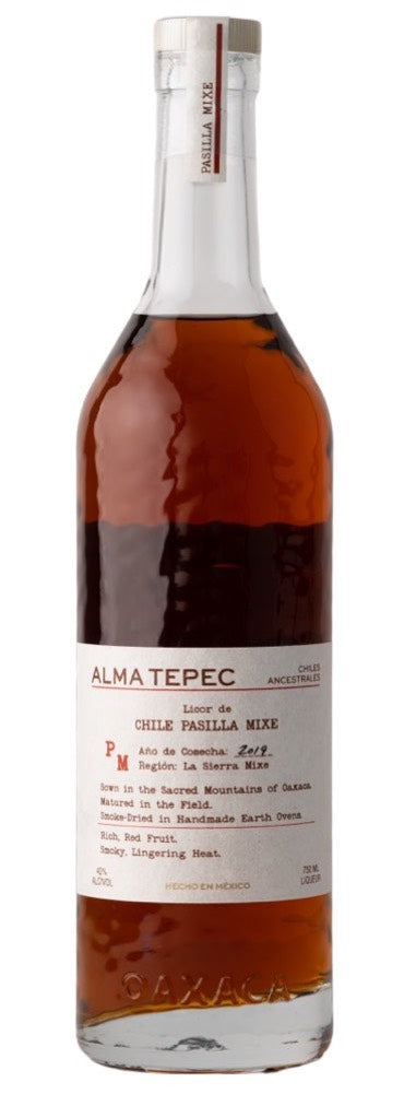Chile Pepper Liqueur, 'Pasilla Mixe', Alma Tepec [Strapped]