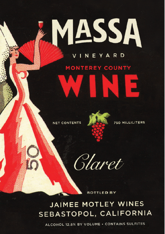 Claret 'Massa Vyd', Jaimee Motley Wines 2018