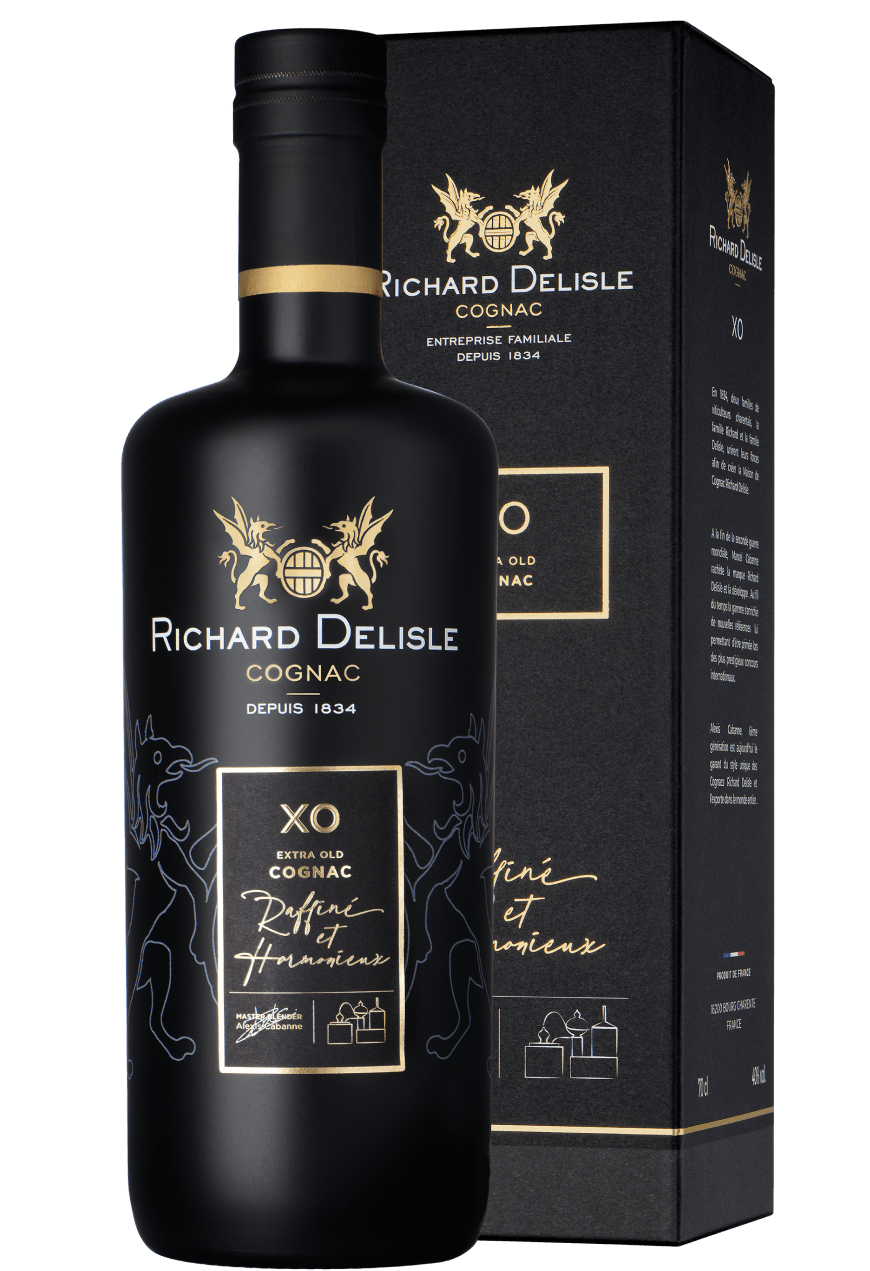 Richard Delisle Cognac XO Extra Old Black Cognac