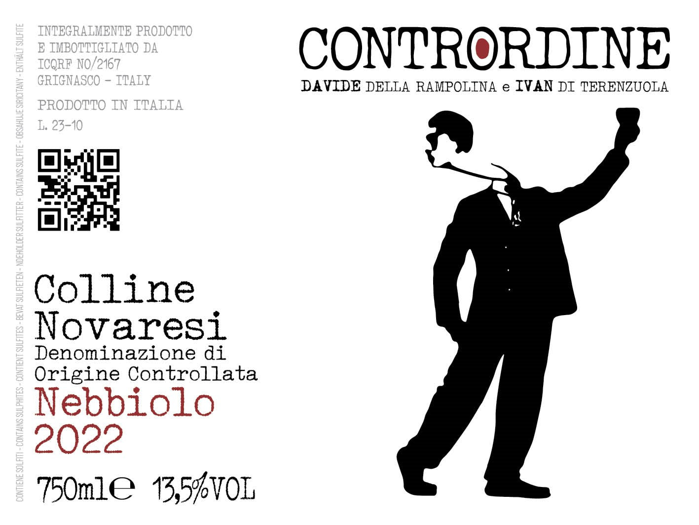 Colline Novaresi Nebbiolo, Contrordine