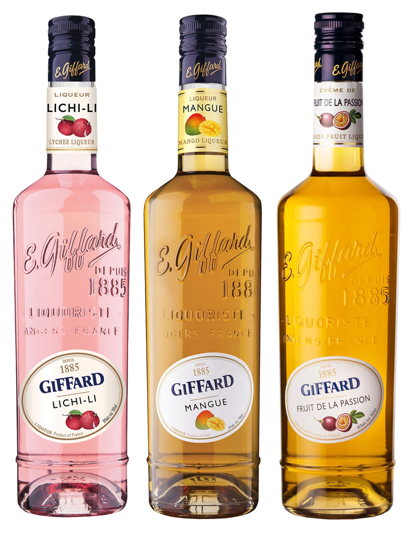 Combo Pack (2btls Each Lychee, Passion Fruit, Mango), Giffard