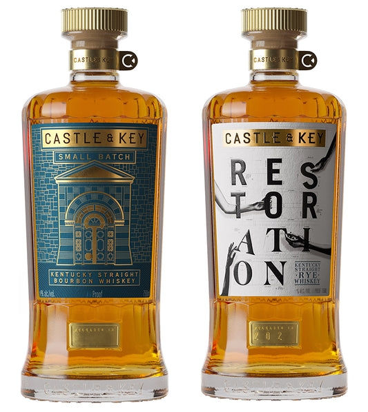 Combo Pack [6btls Each Bourbon And Rye], Castle & Key