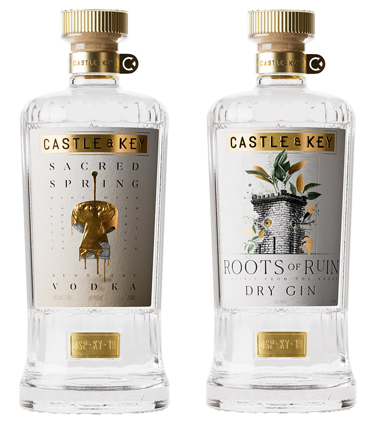 Combo Pack [6btls Each Vodka And Gin], Castle & Key