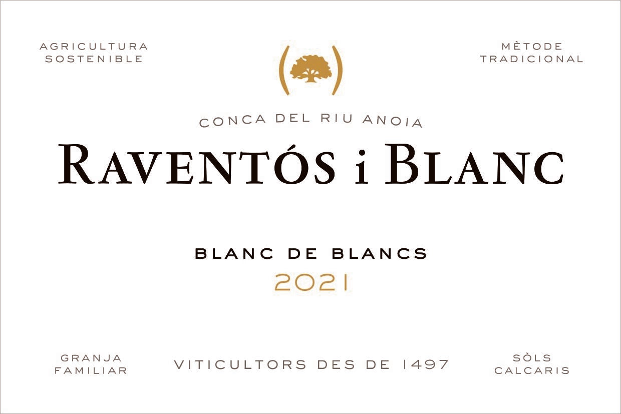 Conca Del Riu Anoia Brut Blanc De Blancs, Raventos I Blanc