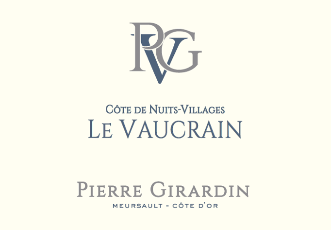 Cote de Nuits Villages Rouge "Le Vaucrain", Pierre Girardin 2022