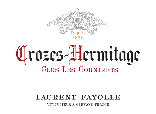 Crozes-Hermitage "Clos les Cornirets", Laurent Fayolle 2022