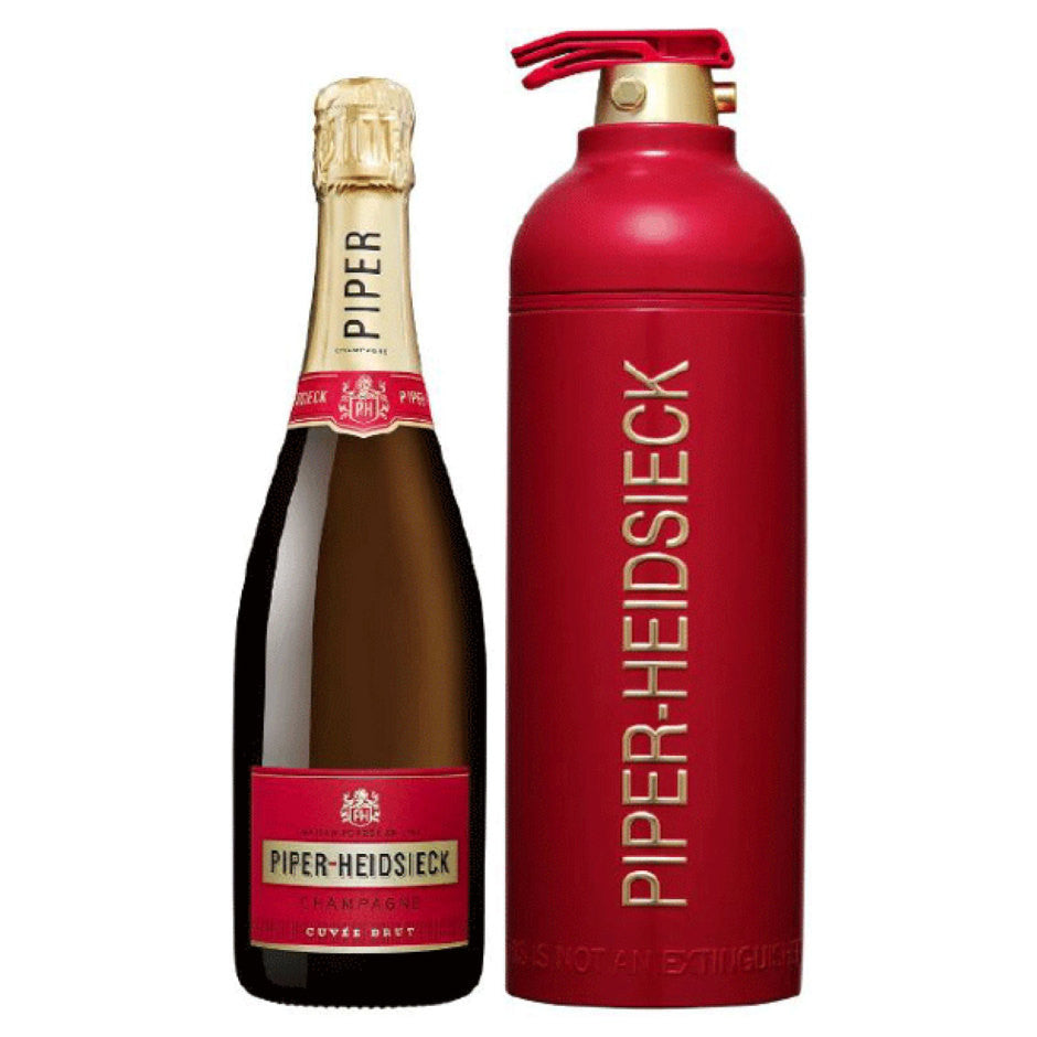 Piper Heidsieck Brut Champagne Fire Extinguisher Gift Box