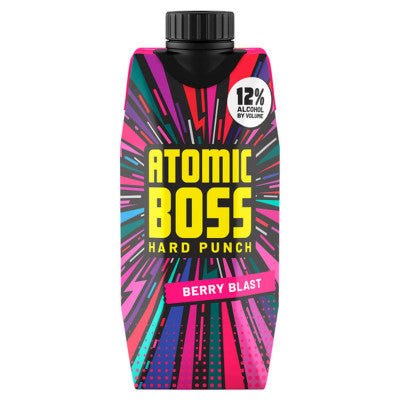 Atomic Boss Hard Punch Berry Blast RTD-