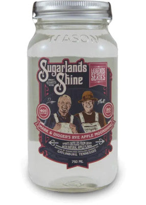 Sugarlands Shine Rye Apple Moonshine Whiskey