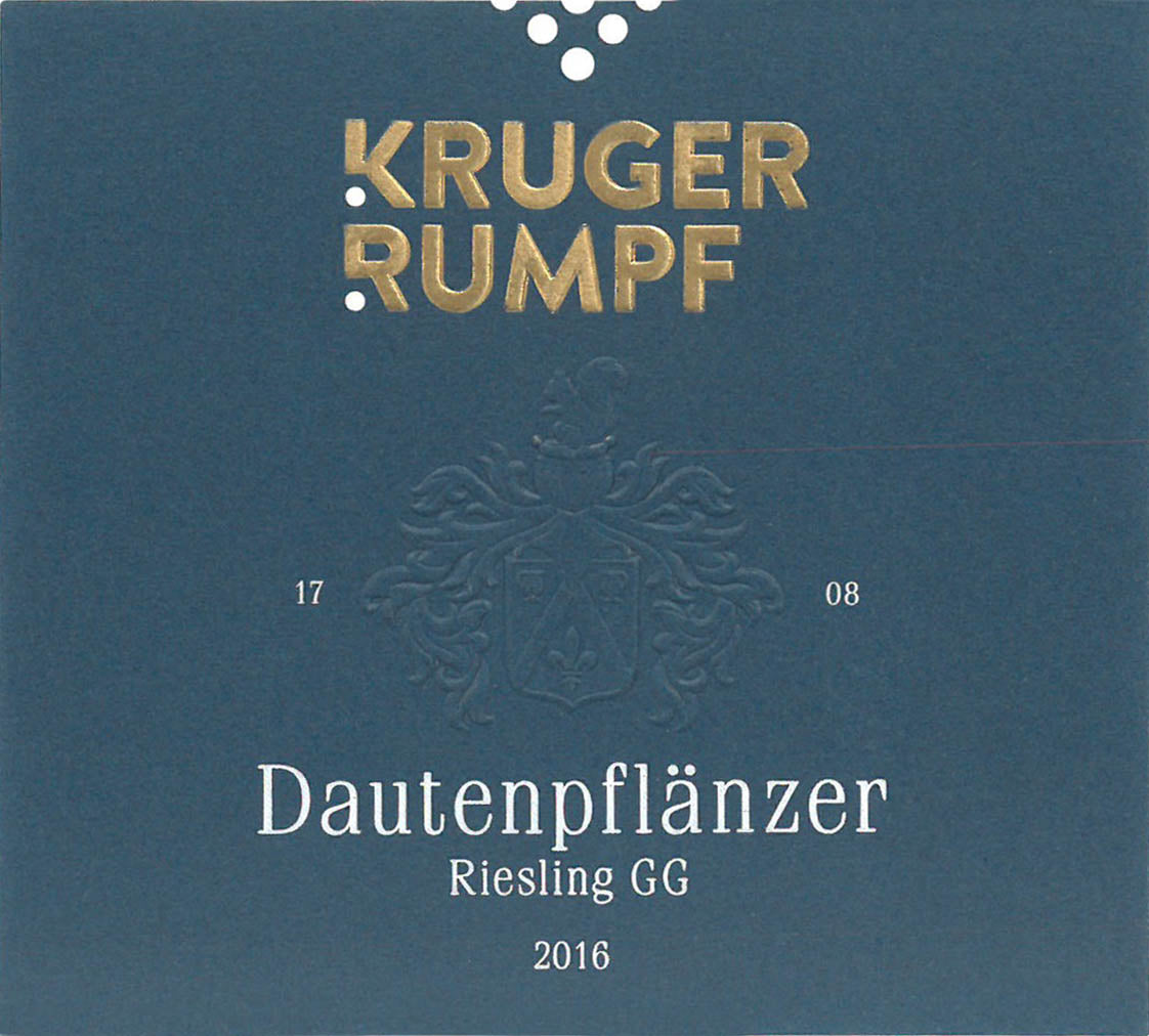 Dautenpflanzer Riesling Grosses Gewachs, Kruger-Rumpf 2023