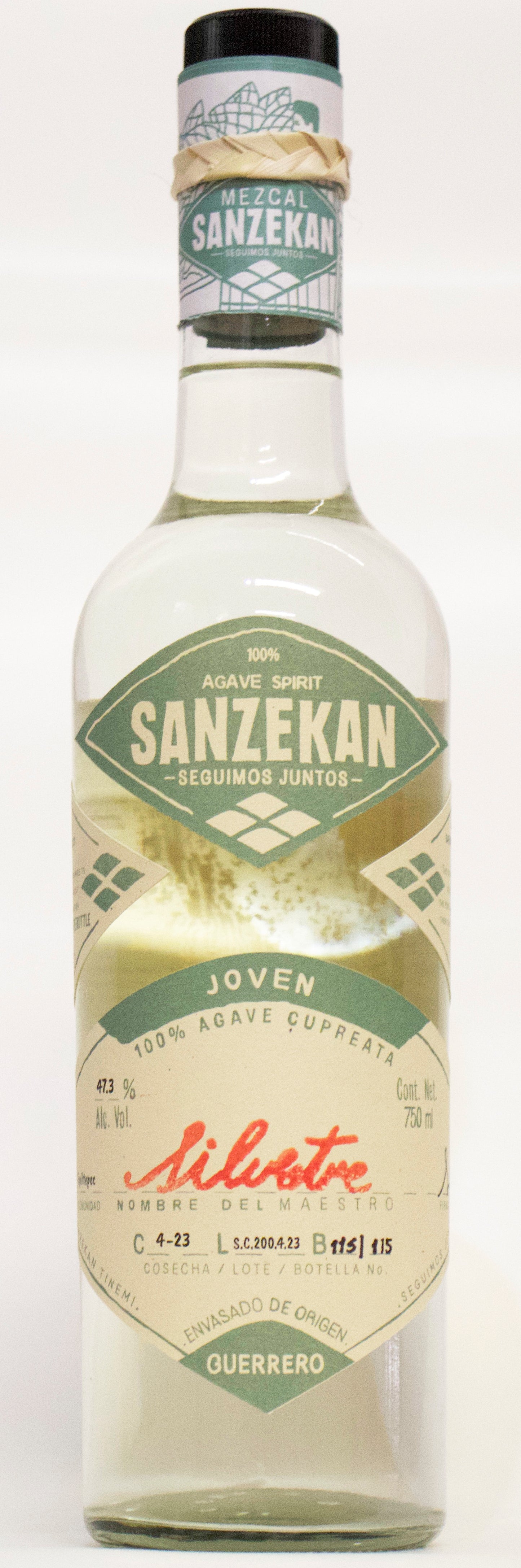 Destilado De Agave, Cupreata, 'Silvestre', Sanzekan
