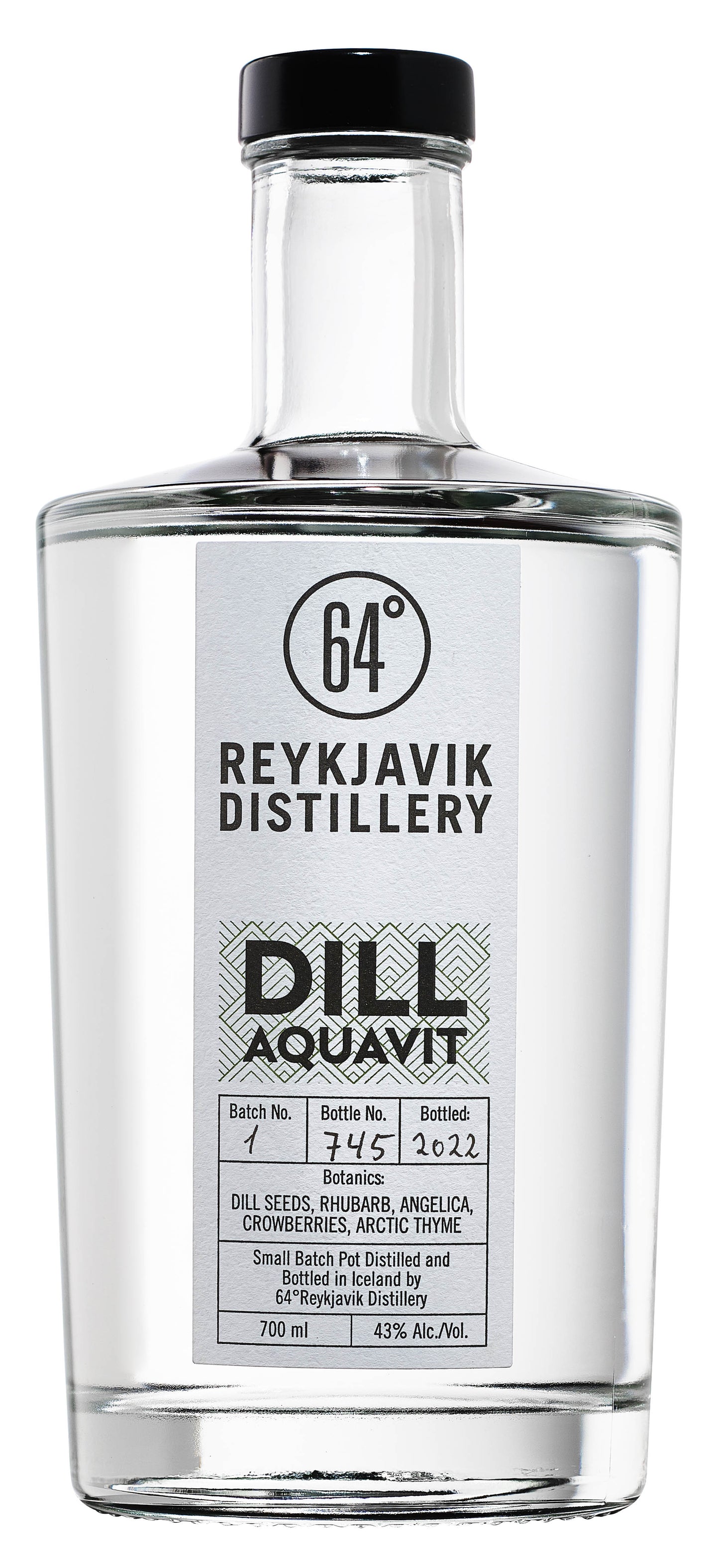 Dill Aquavit, 64 Reykjavik Distillery [Strapped]