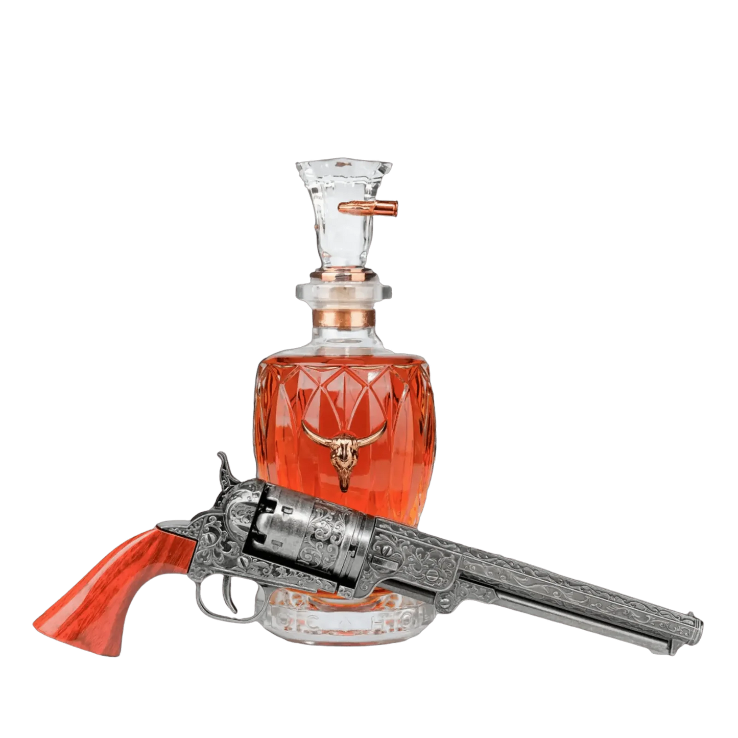 Doc Holliday Gift Set With Revolver Bourbon Whiskey