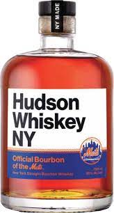 Hudson Whiskey 3 Years Old Stright Bourbon Whiskey NY Mets Edition