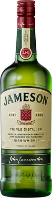 Jameson 80/Orng Lt13-1cs Liter Jameson 80 & 1bt Liter Jameson Orange 13pk Combo