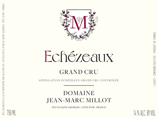 Echezeaux Grand Cru, Domaine Jean-Marc Millot 2023
