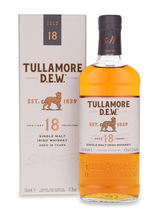 Tullamore Dew Irish Whiskey Single Malt 18 Year