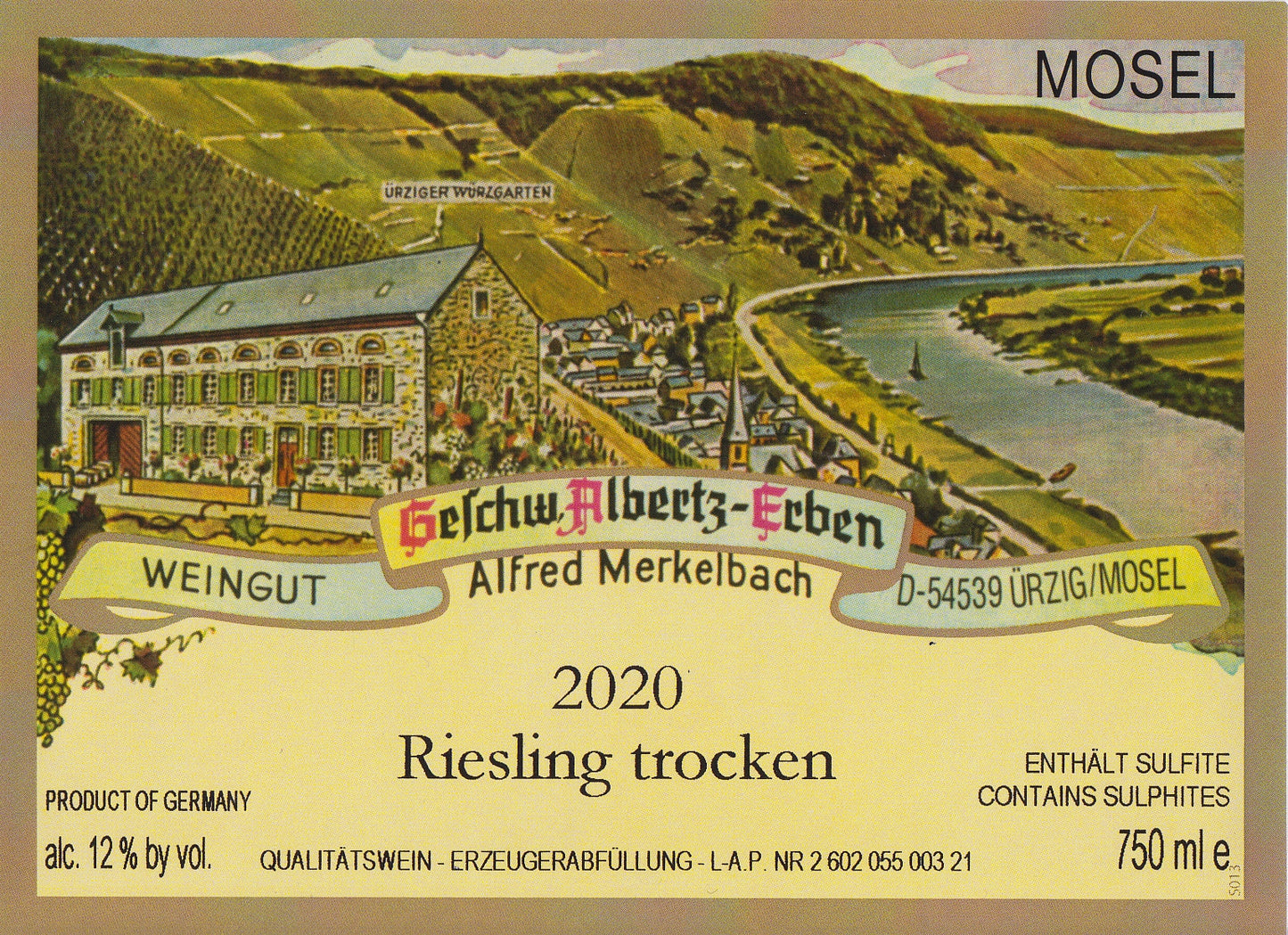 Estate Riesling Trocken, Merkelbach