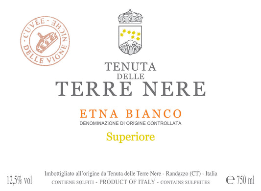 Etna Bianco Superiore 'Le Vigne Niche- Salice', Terre Nere 2024