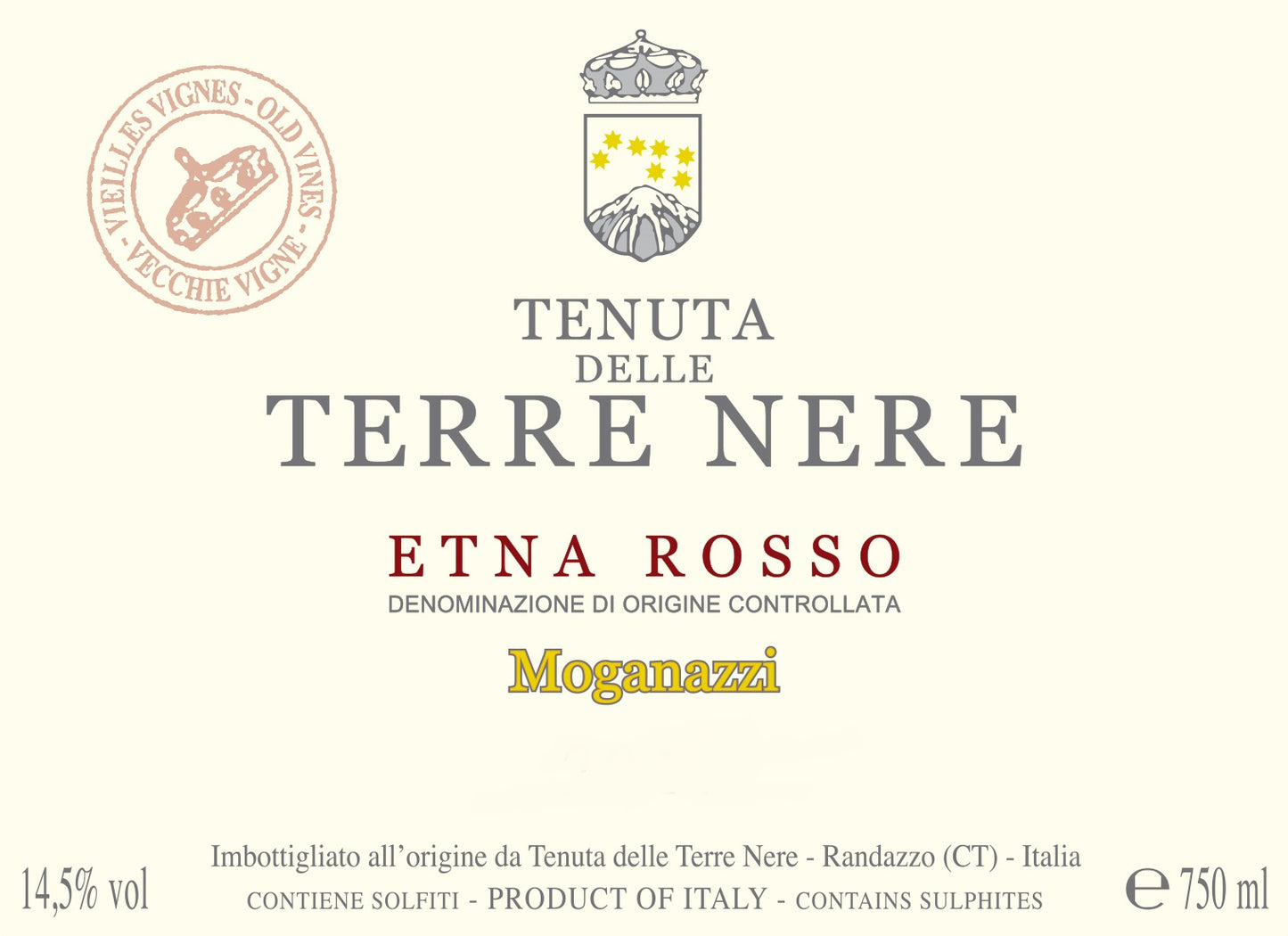 Etna Rosso 'Moganazzi', Terre Nere 2022