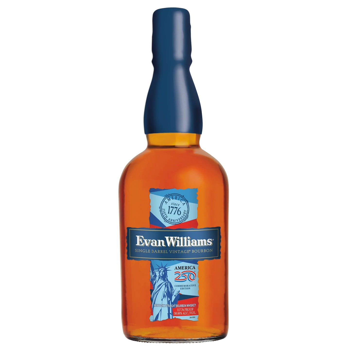 Evan Williams Bourbon Single Barrel Limited 250th America Commemorative Edition
