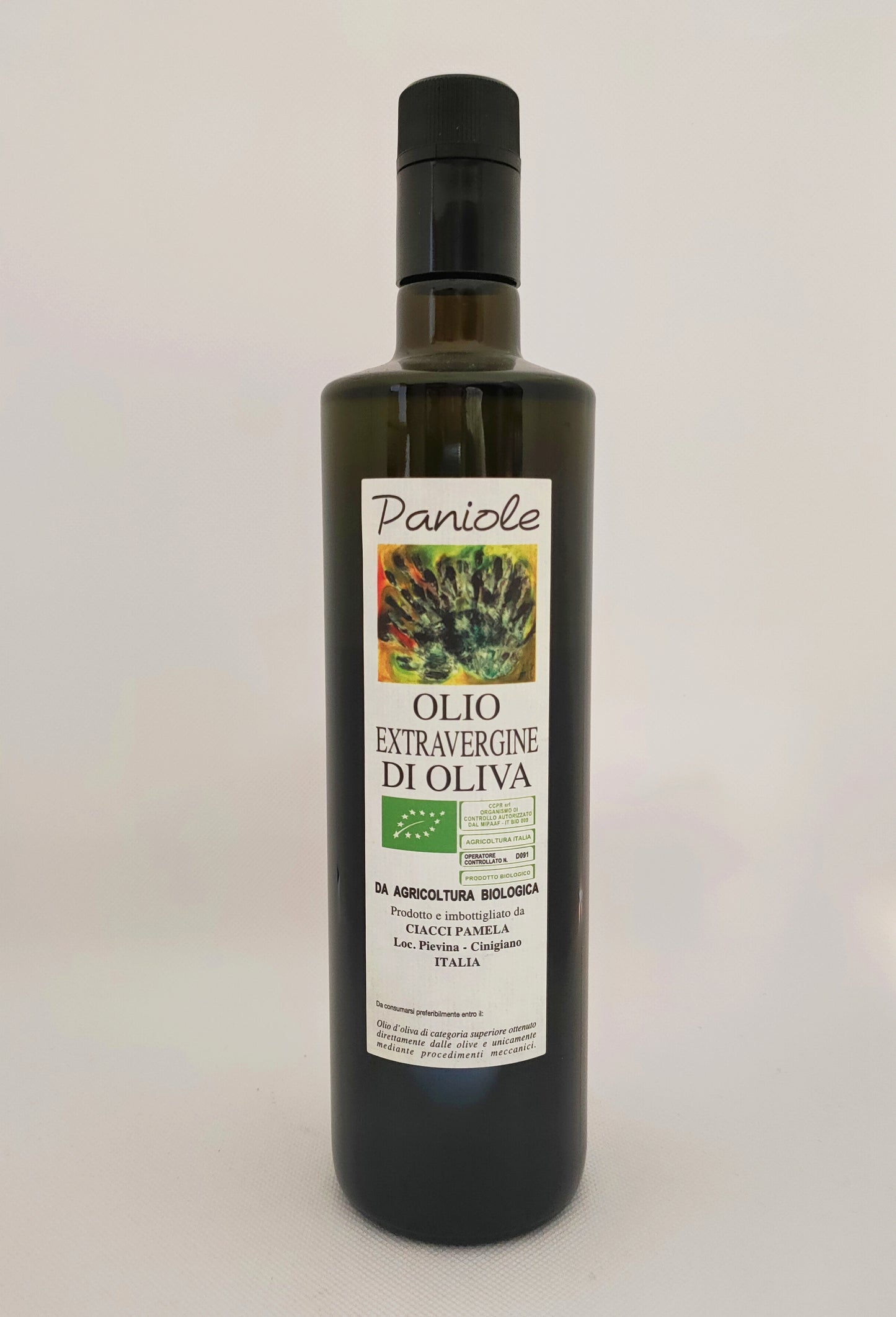 Extra Virgin Olive Oil Organic 'Paniole', Mocali 2025