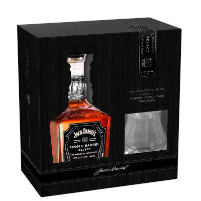 Jack Daniel's Single Barrel VAP with Glass Set