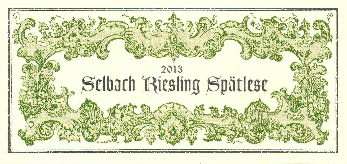 Saar Riesling Spatlese, J&H Selbach