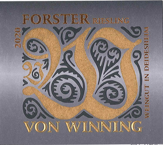 Forster Riesling Trocken, von Winning