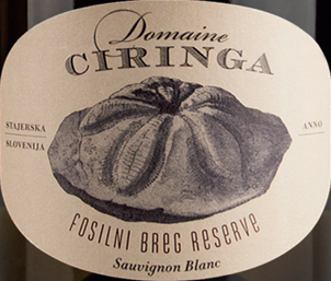 Fosilni Breg Reserve' Sauvignon Blanc, Domaine Ciringa 2020