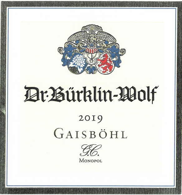 Gaisbohl [Monopol] Riesling Trocken GC, Burklin-Wolf 2022