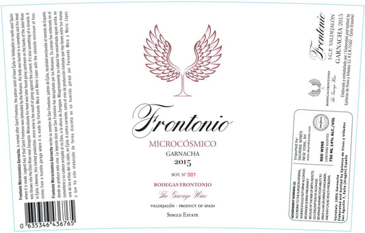 Garnacha 'Microcosmico', Bodegas Frontonio