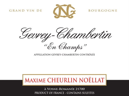 Gevrey-Chambertin "En Champs", Maxime Cheurlin Noellat 2022