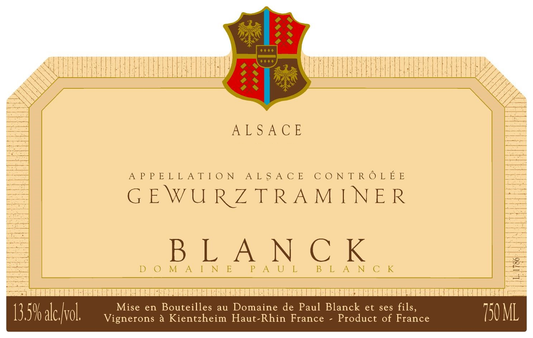 Gewurztraminer "Classique", Domaine Paul Blanck