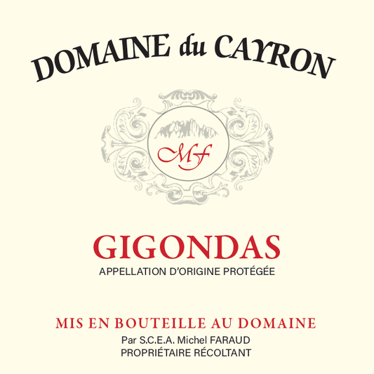 Gigondas, Domaine du Cayron 2022