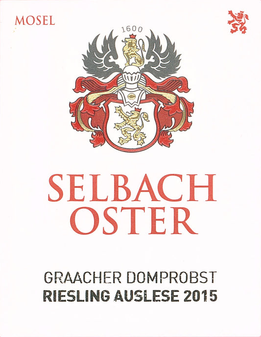 Graacher Domprobst Riesling Auslese, Selbach-Oster 2022