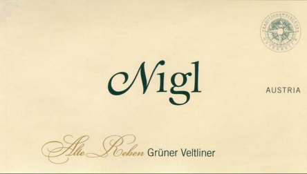 Gruner Veltliner Alte Reben, Nigl 2023