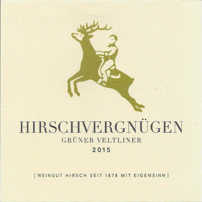 Gruner Veltliner 'Hirschvergnugen', Hirsch