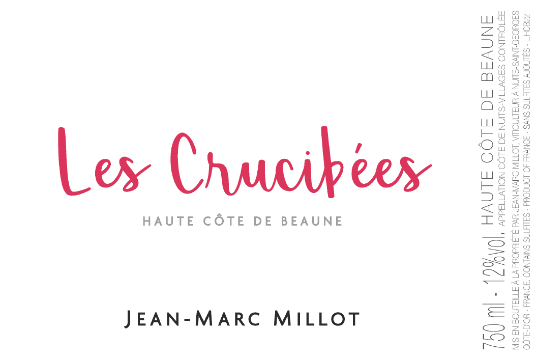 Hautes Cotes de Beaune Rouge "Les Crucibees", Jean-Marc Millot 2022