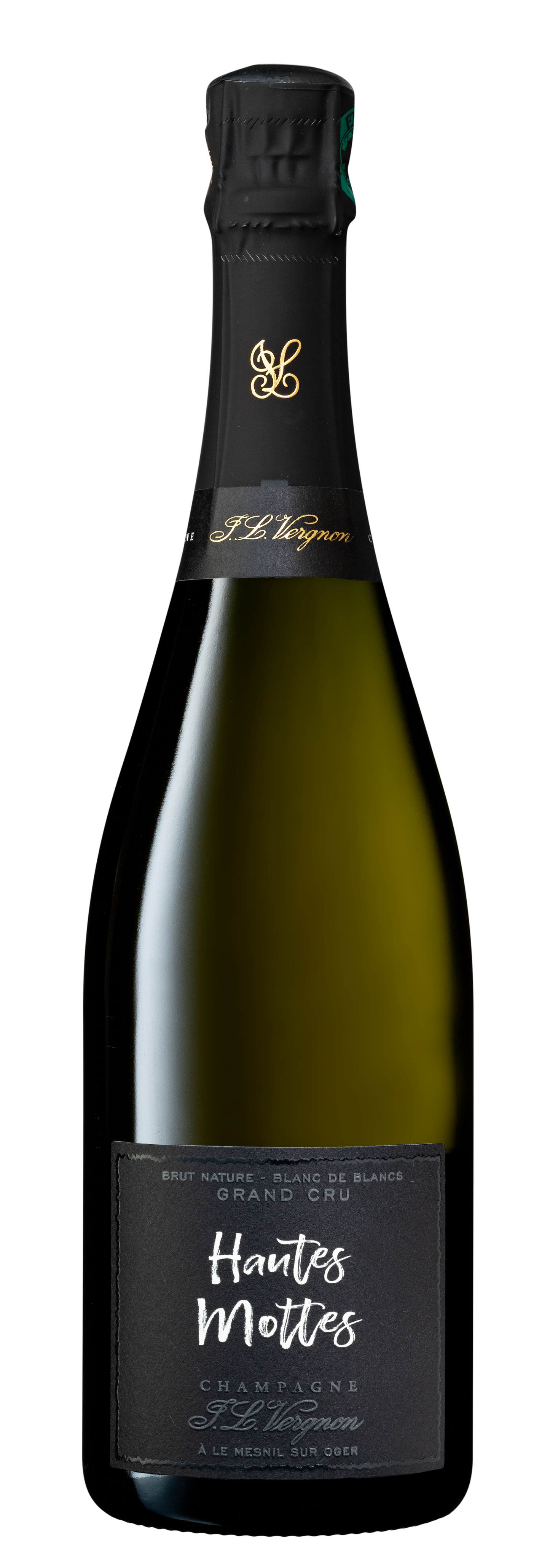 "Hautes Mottes" Blanc De Blancs Grand Cru Brut Nature, Champagne Jl Vergnon 2014