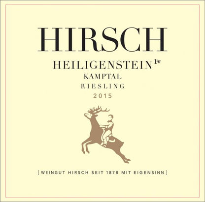 Riesling Ried Heiligenstein-Rotfels Erste Lage, Hirsch 2022