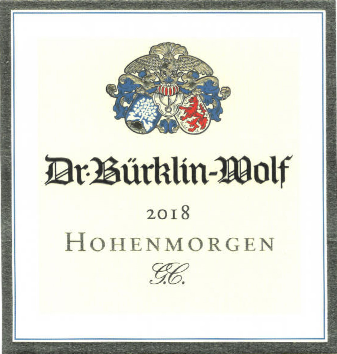 Hohenmorgen Riesling [Trocken] GC, Burklin-Wolf 2021