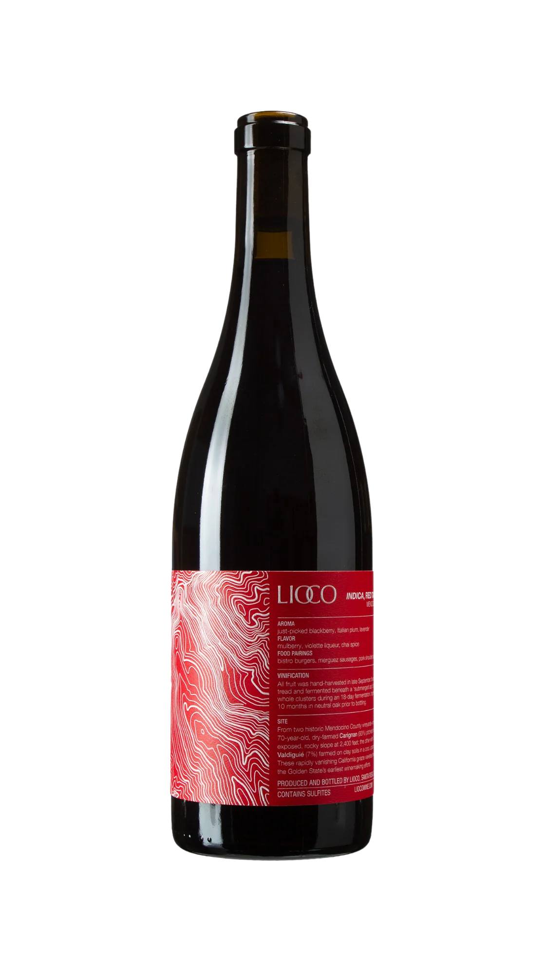 Red Table Wine 'Indica', Lioco