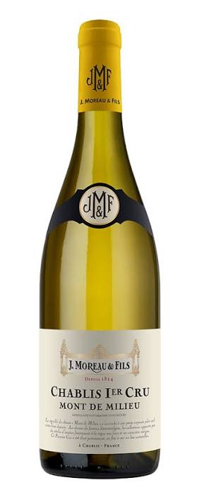 J Moreau Et Fils Chablis 1er Cru Mont Milieu 6cs 2023