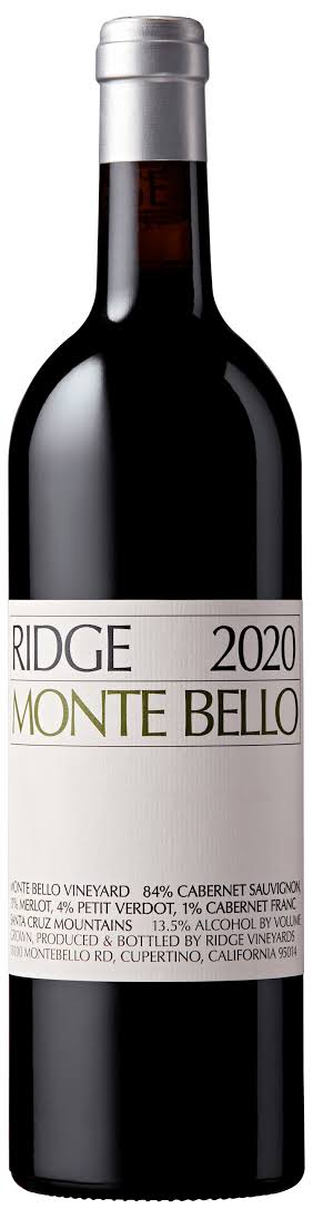 Ridge Vineyards Monte Bello Bed 2020