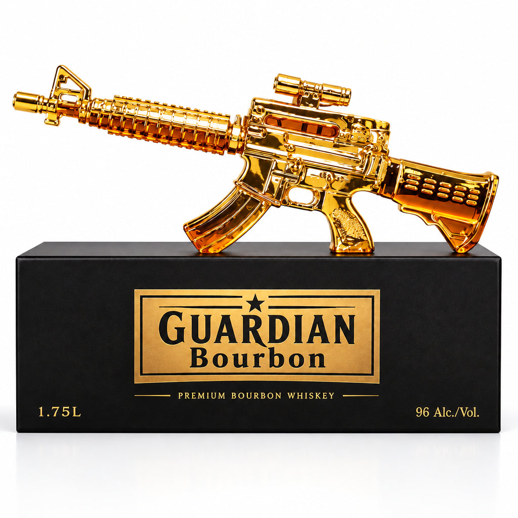 Lock And Load Gold Rifle Bourbon Whiskey 1.75L