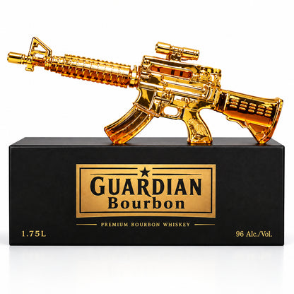 Lock And Load Gold Rifle Bourbon Whiskey 1.75L