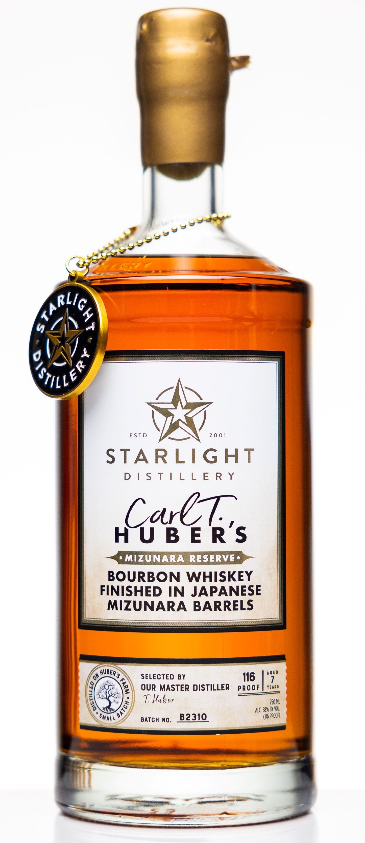 Indiana Straight Bourbon Whiskey, 'Mizunara Reserve', Starlight Distillery