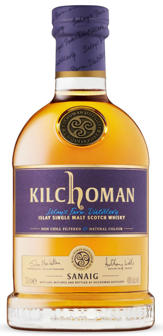 Islay Single Malt Scotch Whisky, 'Sanaig', Kilchoman Distillery [Strapped]