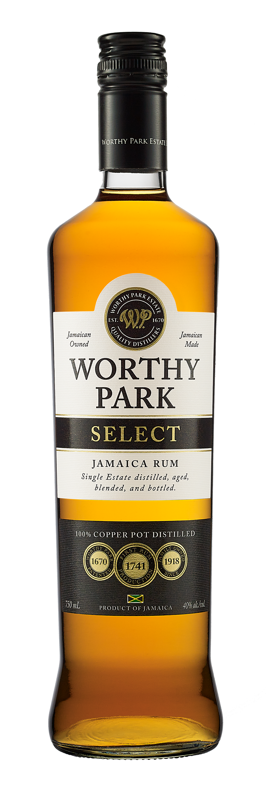 Jamaican Rum, Select [750ml], Worthy Park [Strapped]